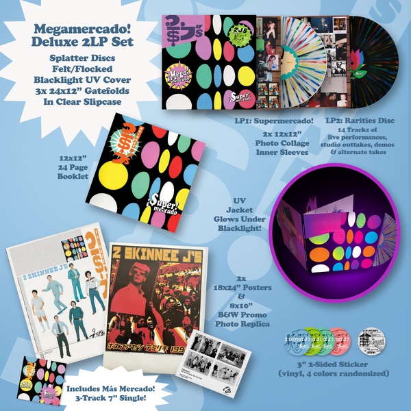 2 Skinnee J's "SUPERMERCADO" 1-LP & "MEGAMERCADO" 2-LP 180g Vinyl Records